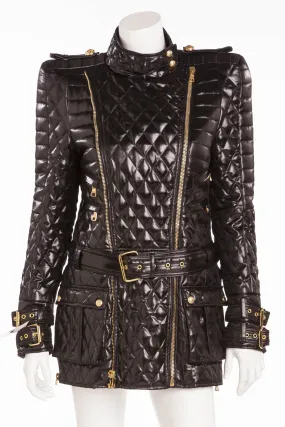 Balmain - Label's Signature Silhouette Jacket with Strong Padded Shoulder  - FR 40