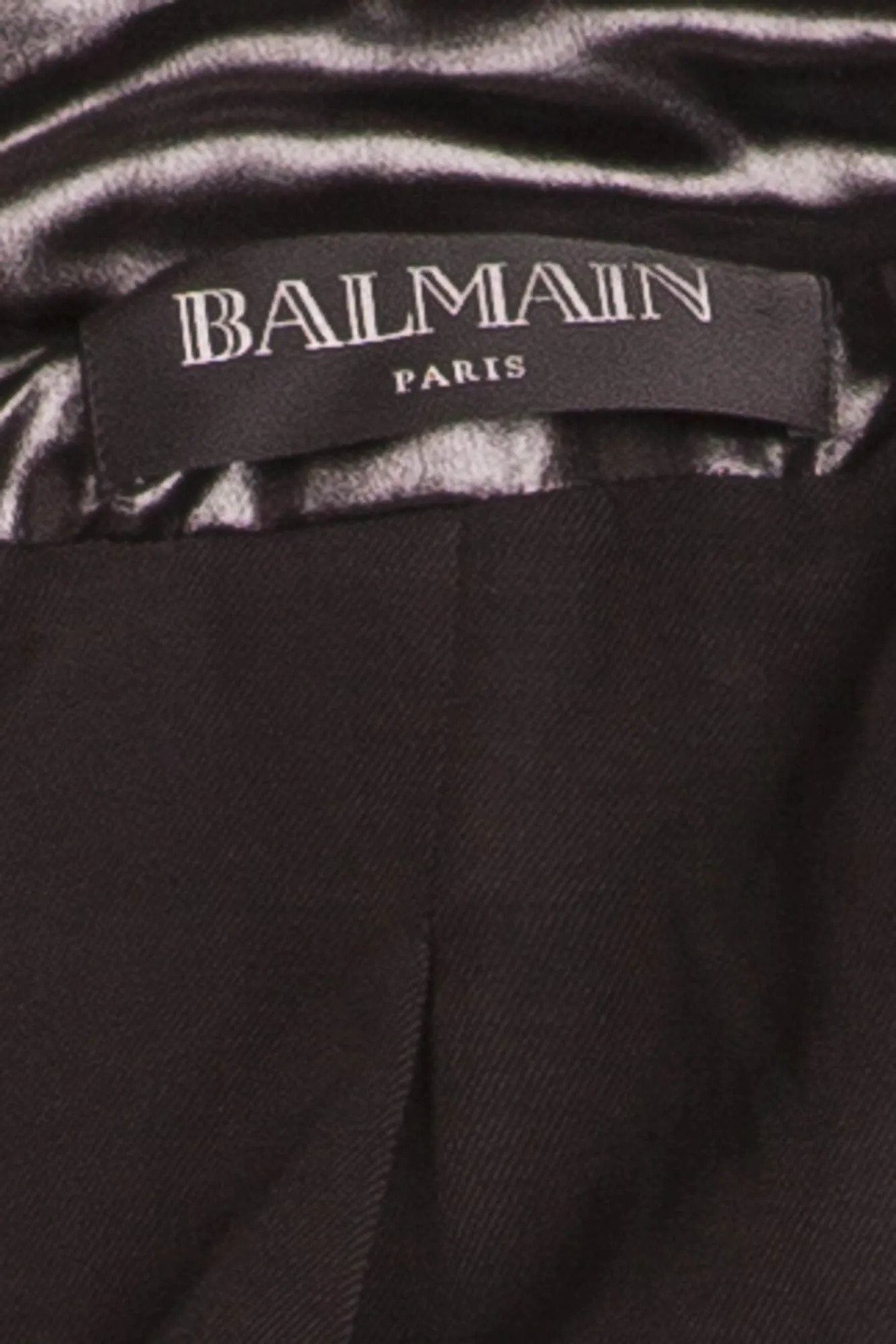 Balmain - Label's Signature Silhouette Jacket with Strong Padded Shoulder  - FR 40