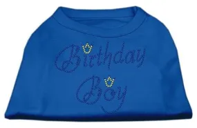 Birthday Boy Rhinestone Shirts Blue XXL (18)