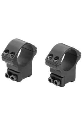 Bisley Two Piece High 30mm Mounts for 15mm CZ527/fox