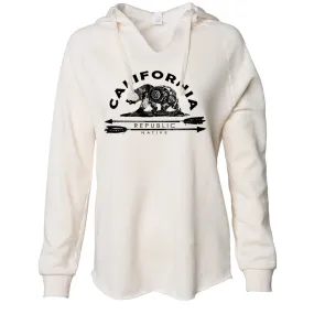 California Arrow Bear Women's Soft Hooded Pullover