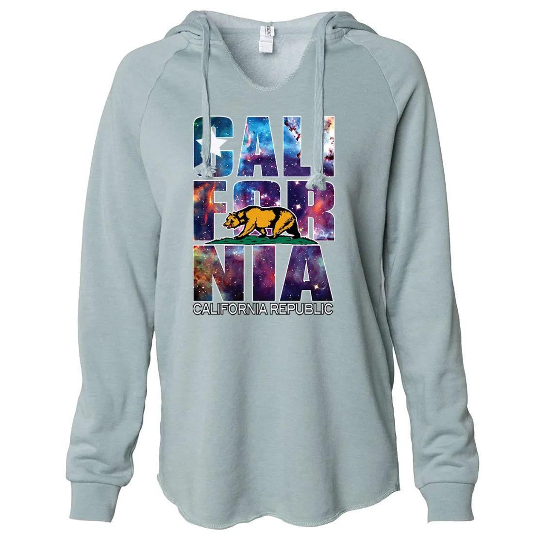 California Cosmic Retro Women's Soft Hooded Pullover