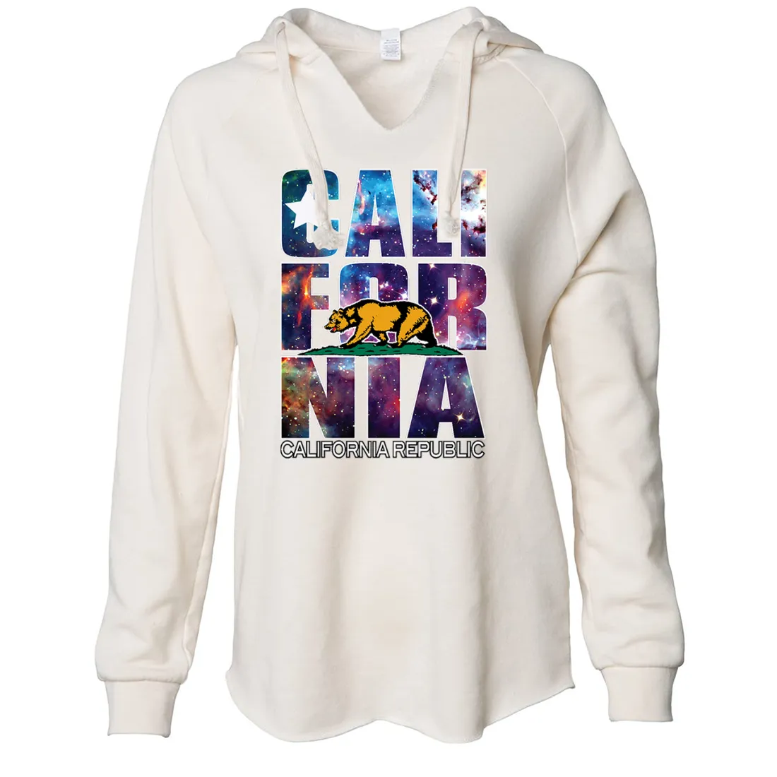 California Cosmic Retro Women's Soft Hooded Pullover