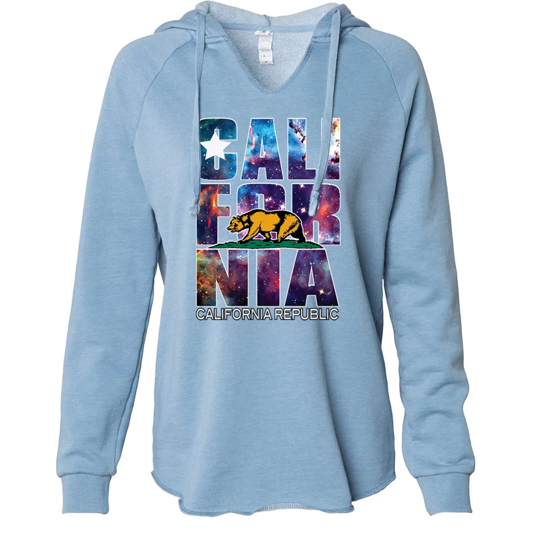 California Cosmic Retro Women's Soft Hooded Pullover