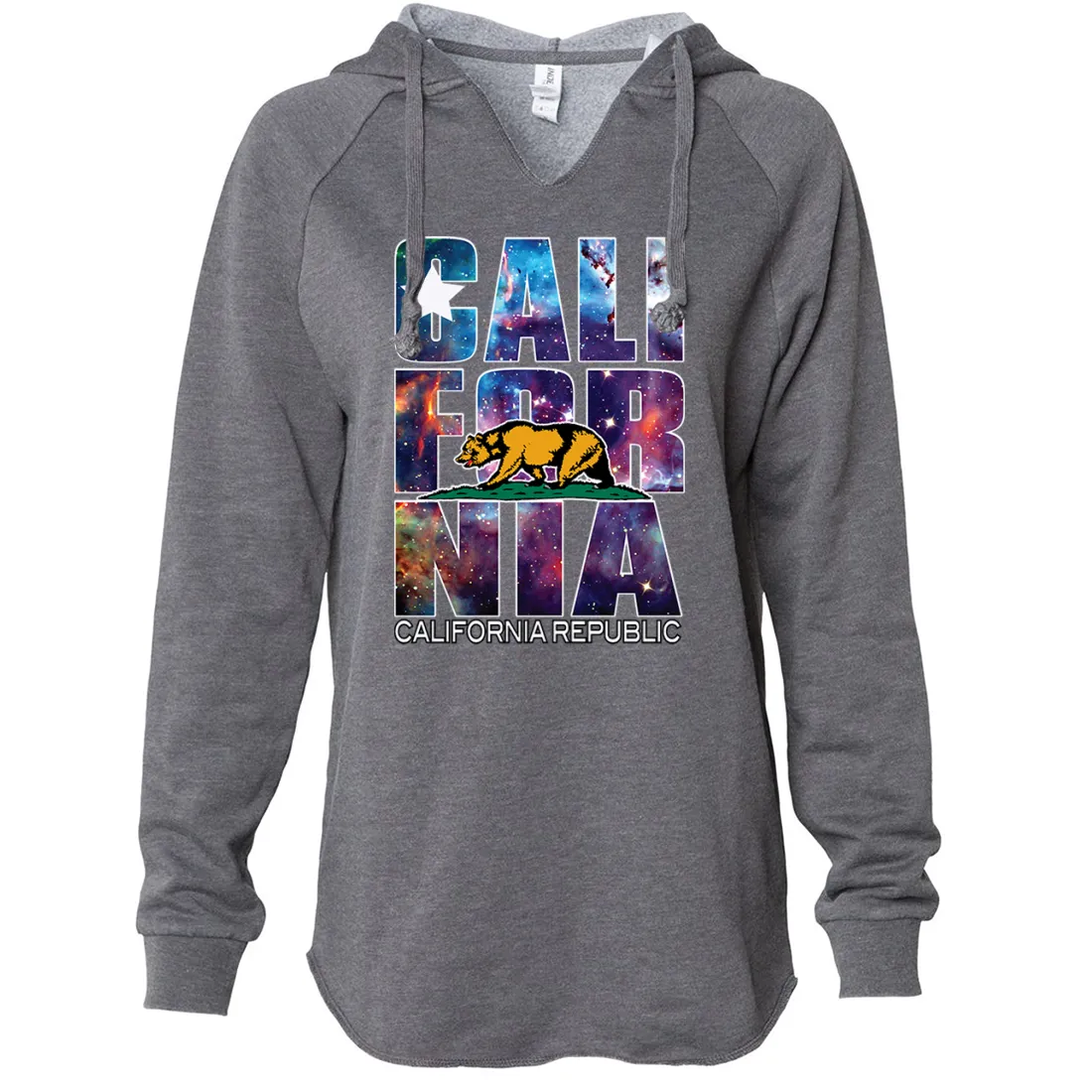 California Cosmic Retro Women's Soft Hooded Pullover