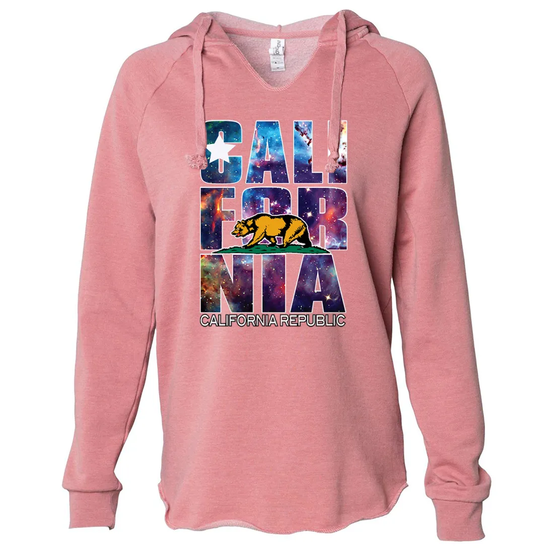 California Cosmic Retro Women's Soft Hooded Pullover