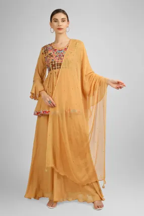 Chinon Short Shirt with Gharara