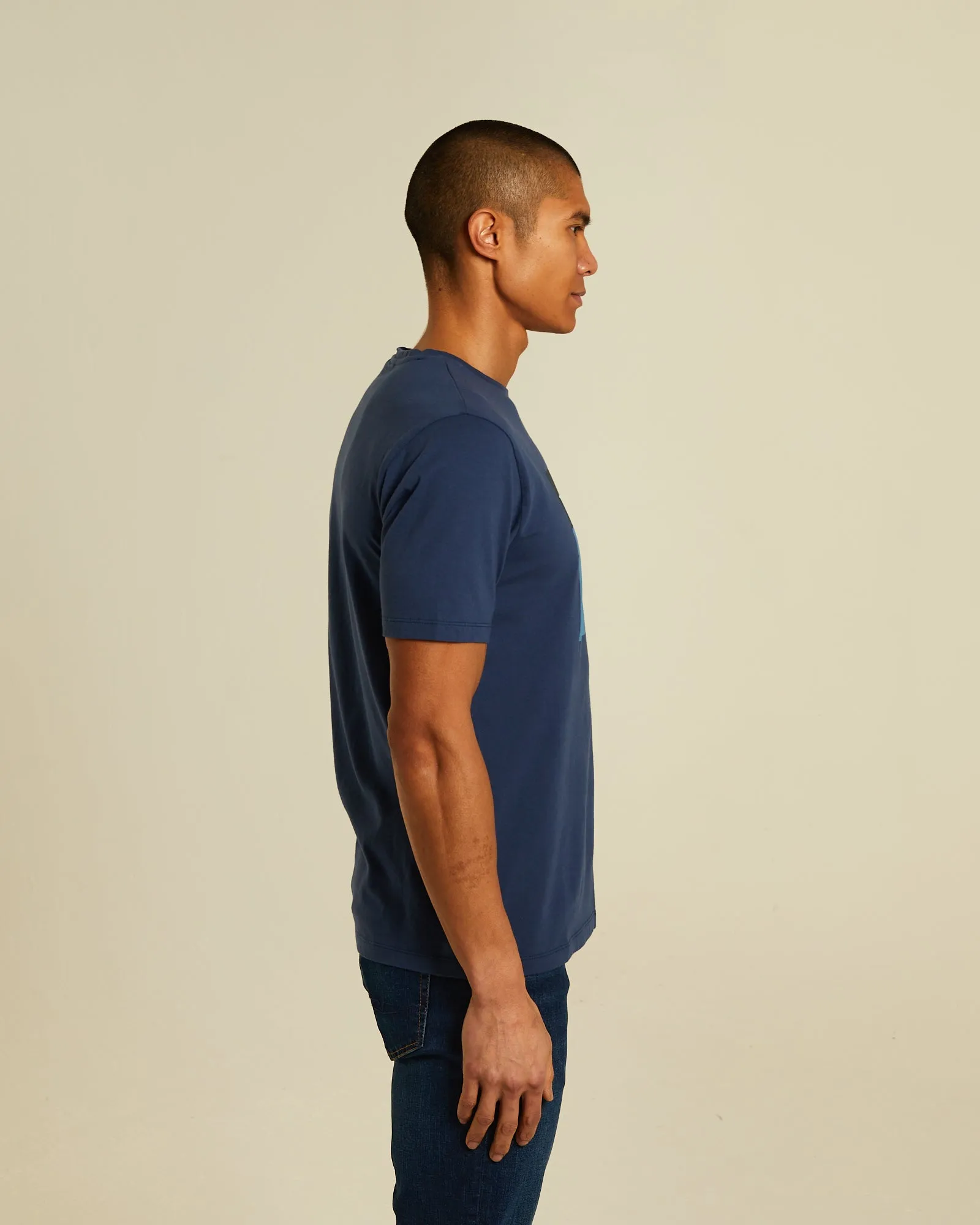 Elio Tee Indigo Navy