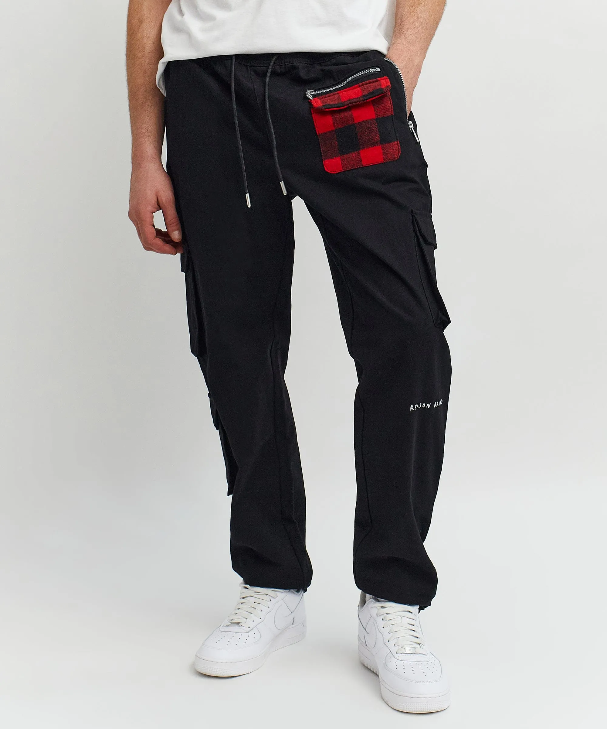 Heaven Woven Cargo Pants - Black