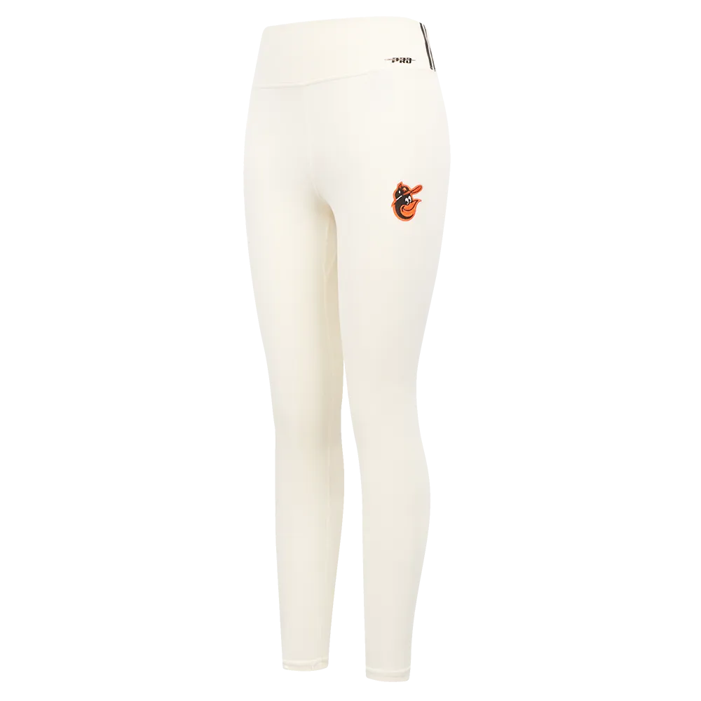 MLB BALTIMORE ORIOLES RETRO CLASSIC WOMEN'S JERSEY LEGGING (EGGSHELL)