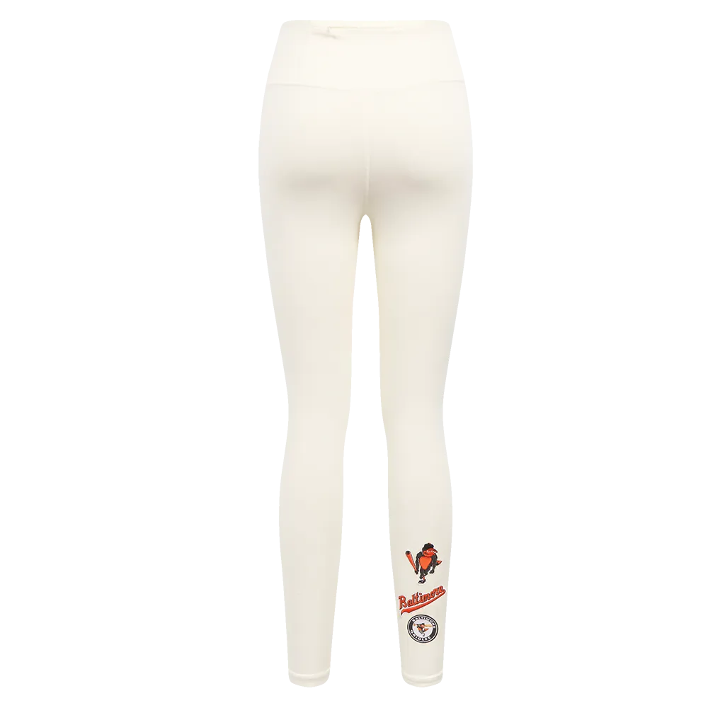 MLB BALTIMORE ORIOLES RETRO CLASSIC WOMEN'S JERSEY LEGGING (EGGSHELL)