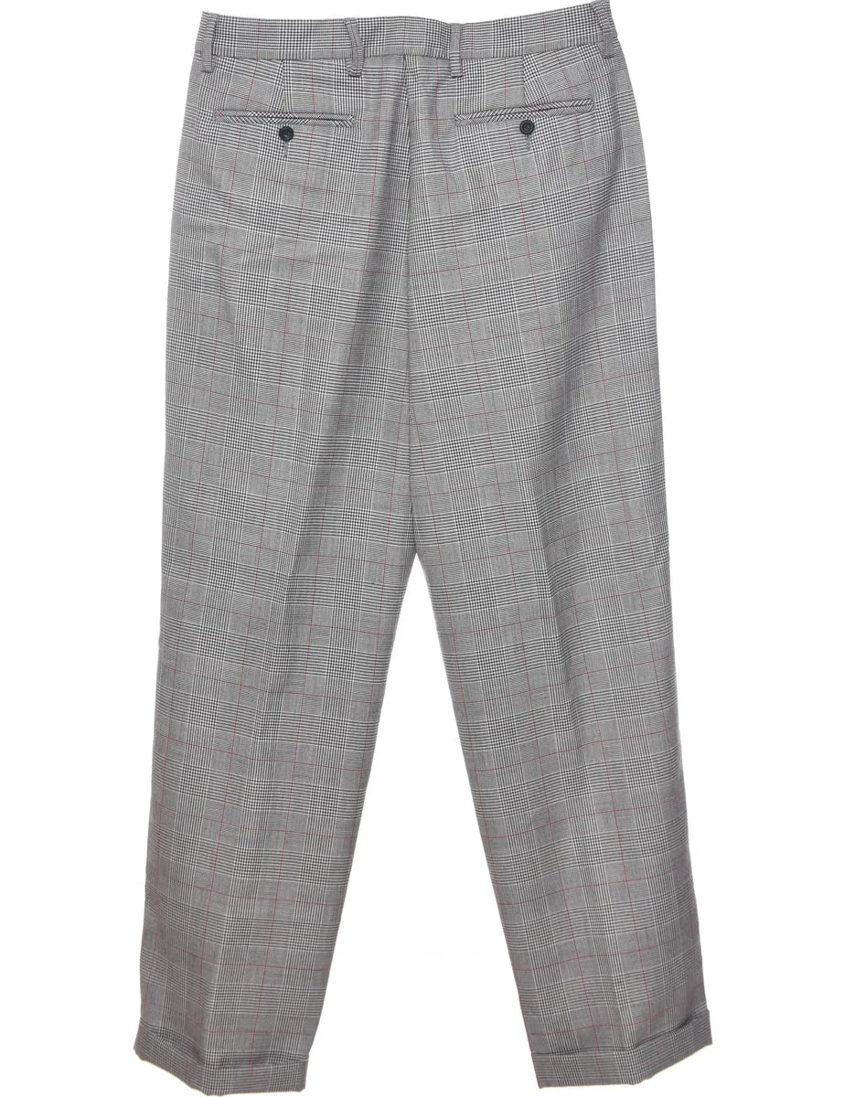 Nautica Checked Pattern Trousers - W34 L34