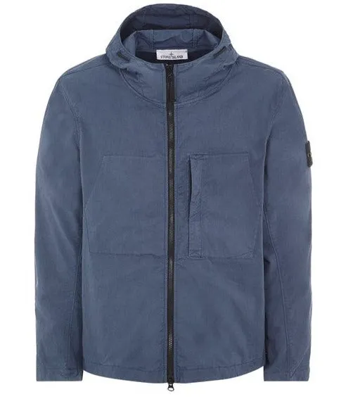 Stone Island Supima Cotton Jacket Avio Blue