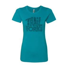 Trailforks Women's "Nature Letters" T-Shirt