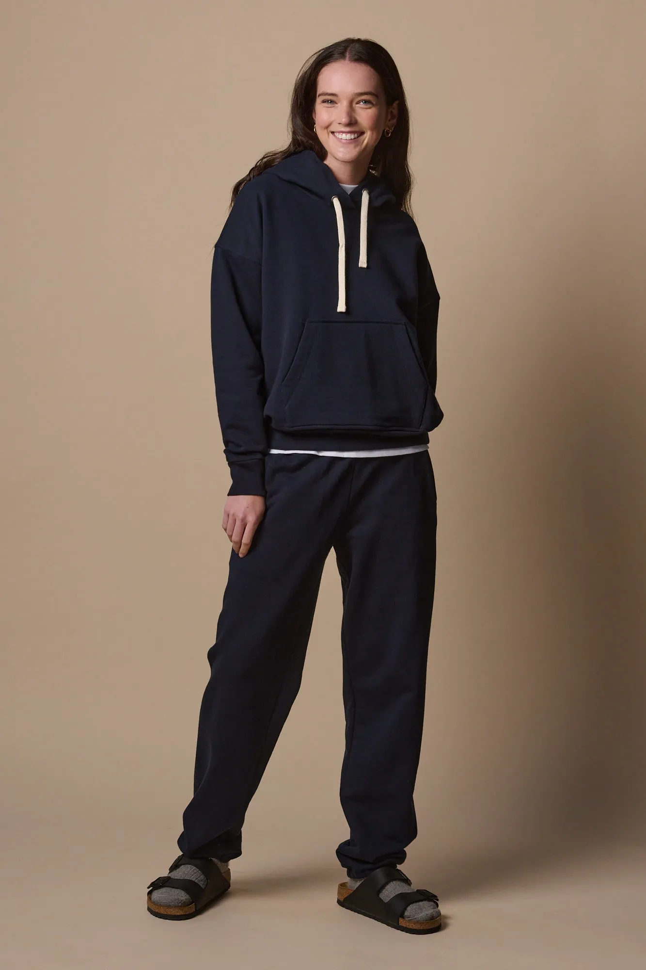 Women's Hooded Sweatshirt - Navy